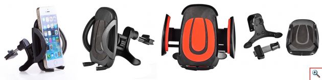 Βάση Στήριξης Κινητών & Smartphones Αεραγωγού Αυτοκινήτου Σταθερής Τοποθέτησης