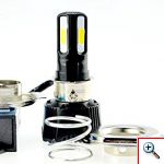 Φώτα LED για Μοτοσυκλέτα με 2 Σκάλες για Μοντέλα Η4/Η6/Η11 - 4400LUMENS 40W M02H