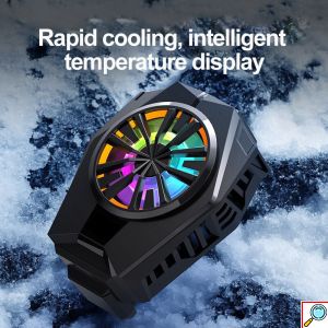 Andowl® Ανεμιστηράκι Ψύξης Κινητού για Gaming με LED Φωτισμό Πολύχρωμο