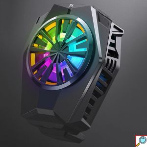 Andowl® Ανεμιστηράκι Ψύξης Κινητού για Gaming με LED Φωτισμό Πολύχρωμο
