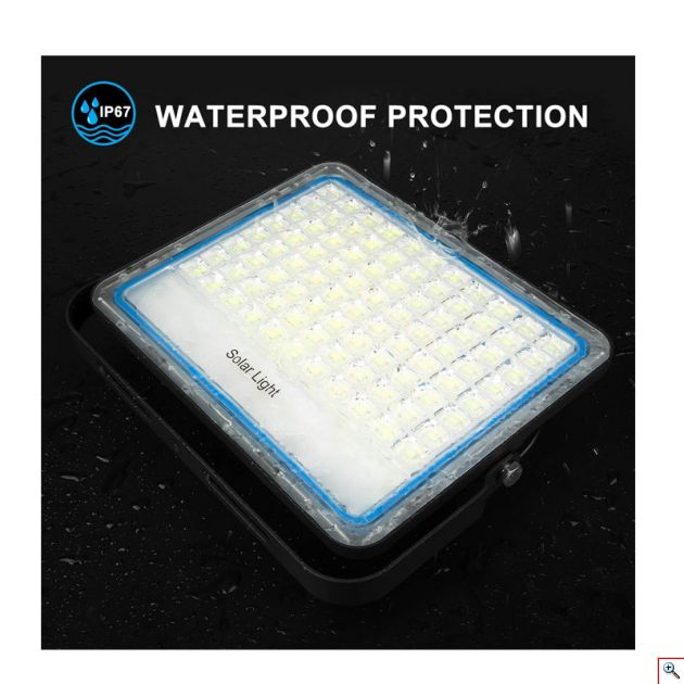 Αδιάβροχος Ηλιακός Προβολέας 200W με Τηλεκοντρόλ FO-58200