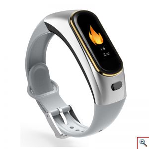 Ακουστικά Bluetooth Ασύρματα - Smart Watch & Fitness Bracelet με Tracker & Μετρητή Αρτηριακής Πίεσης