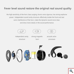 Αδιάβροχα Ασύρματα Ακουστικά Bluetooth Αφής TWS V4.2 - AWEI Wireless Headset Handsfree Ασημί