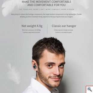 Αδιάβροχα Ασύρματα Ακουστικά Bluetooth Αφής TWS V4.2 - AWEI Wireless Headset Handsfree Ασημί