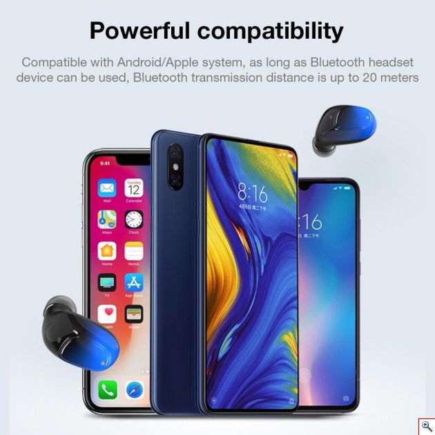 Bluetooth Ακουστικά TWS -ES01 Bluetooth 5.0