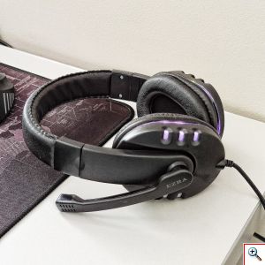 EZRA® Gaming LED Ακουστικά Κεφαλής On Ear USB με Μικρόφωνο - Wired Headset Headphones GE07