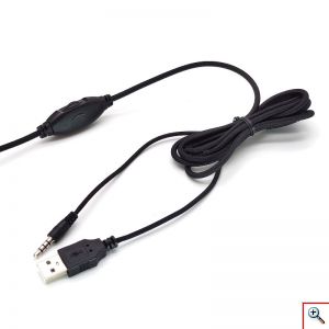 EZRA® Gaming LED Ακουστικά Κεφαλής On Ear USB με Μικρόφωνο - Wired Headset Headphones GE07