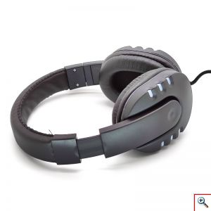 EZRA® Gaming LED Ακουστικά Κεφαλής On Ear USB με Μικρόφωνο - Wired Headset Headphones GE07