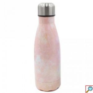 Ανοξείδωτο Θερμός 350ml με Βιδωτό Καπάκι & Εφέ Μαρμάρου - Marble Effect Thermos σε Διάφορα Χρώματα