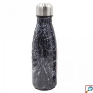 Ανοξείδωτο Θερμός 350ml με Βιδωτό Καπάκι & Εφέ Μαρμάρου - Marble Effect Thermos σε Διάφορα Χρώματα