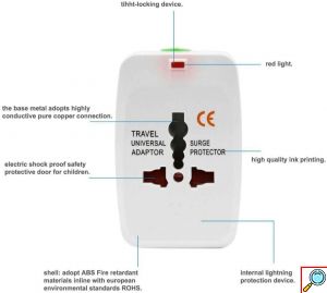 Ταξιδιωτικός Αντάπτορας Πρίζας - All in 1 (EU & AU & UK & US Plug) Universal Travel Adaptor
