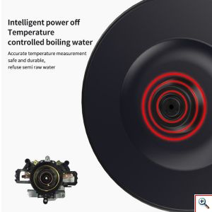 Sokany® Βραστήρας 2lt 1500W Μαύρος