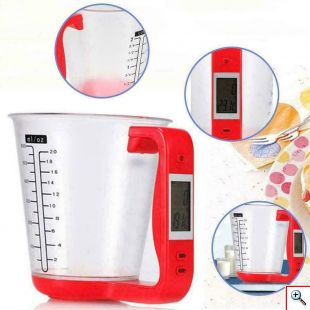 Κούπα Μέτρησης με Ζυγαριά Ψηφιακή LCD 600ml - Digital Scale with Measuring Cup
