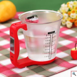 Κούπα Μέτρησης με Ζυγαριά Ψηφιακή LCD 600ml - Digital Scale with Measuring Cup