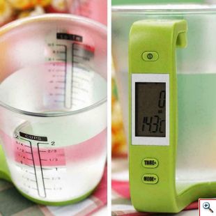 Κούπα Μέτρησης με Ζυγαριά Ψηφιακή LCD 600ml - Digital Scale with Measuring Cup