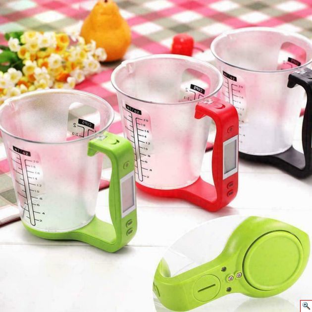 Κούπα Μέτρησης με Ζυγαριά Ψηφιακή LCD 600ml - Digital Scale with Measuring Cup