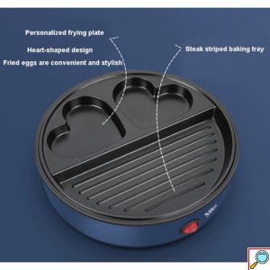 Ηλεκτρική Ψησταριά με Αντικολλητικές Πλάκες 600W Sokany Μπλε