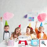 Μηχανή Παρασκευής Μαλλί της Γριάς 500W - Cotton Candy Maker