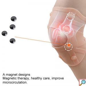 Ελαστική Μαγνητική Επιγονατίδα Σιλικόνης για Ανακούφιση & Υποστήριξη Γονάτου από Πόνο & Ασθένειες 1τμχ.