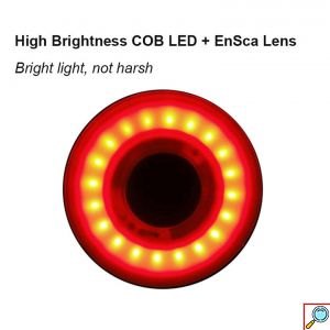 ENFITNIX LED Έξυπνο Επαναφορτιζόμενο Αδιάβροχο Οπίσθιο Φως Ποδηλάτου με Αισθητήρα Φρεναρίσματος & Αυτόματη Λειτουργία