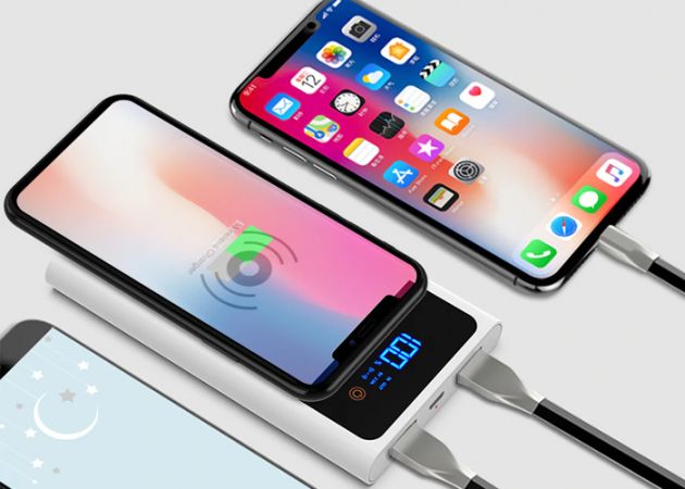 Φορτιστής Τροφοδοτικό Usb QC3.0 Με Powerbank & Ασύρματη Φόρτιση 5000mAh