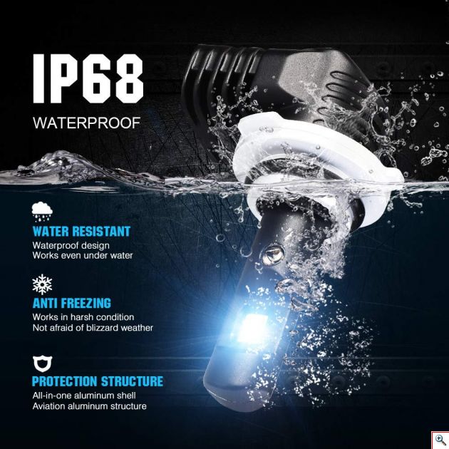 Λάμπες NovSight - Φώτα Αυτοκινήτου H7 60W 8000LM 6500K - Car LED Headlight