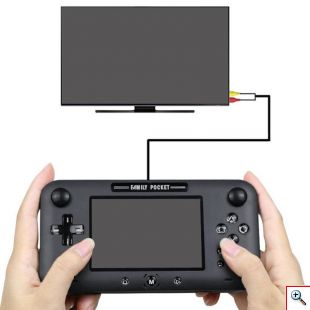 Gameboy Κονσόλα - Παιχνιδομηχανή με 208 Ρετρό Παιχνίδια – Family Pocket Digital Pad Λευκό