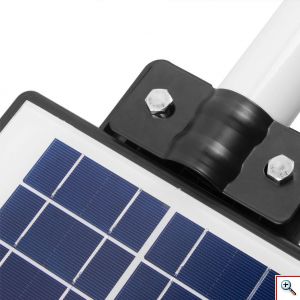 Τριπλό Αδιάβροχο Ηλιακό Φωτιστικό 60W LED με Φωτοβολταϊκό Πάνελ, Ανιχνευτή Κίνησης, Φωτοκύτταρο - Προβολέας Δρόμου 