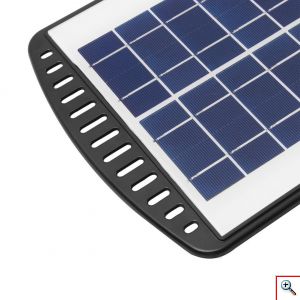 Τριπλό Αδιάβροχο Ηλιακό Φωτιστικό 60W LED με Φωτοβολταϊκό Πάνελ, Ανιχνευτή Κίνησης, Φωτοκύτταρο - Προβολέας Δρόμου 