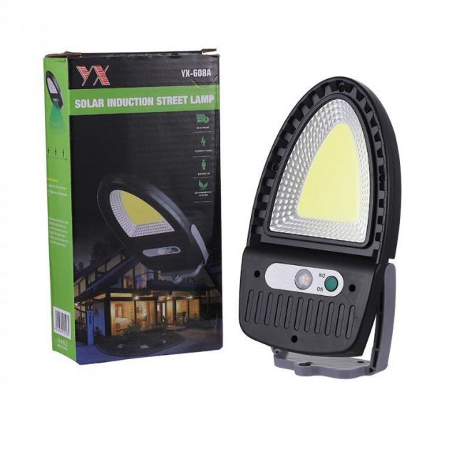 Αυτόνομο Mini Ηλιακό Φωτιστικό Δρόμου LED 10W Εξωτερικού Χώρου με Ανιχνευτή Κίνησης