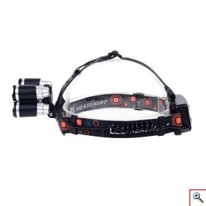 Πενταπλός Φακός LED Κεφαλής - Ποδηλάτου Υψηλής Φωτεινότητας