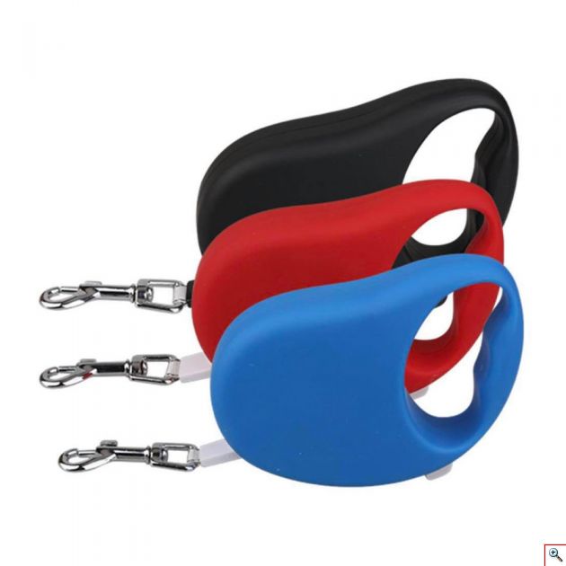 Λουράκι Σκύλου με Ρυθμιζόμενο Μήκος και Αυτόματο Μάζεμα 3m - 30kg
