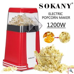 Sokany® Μηχανή Ποπ-Κορν Ζεστού Αέρα 1200W