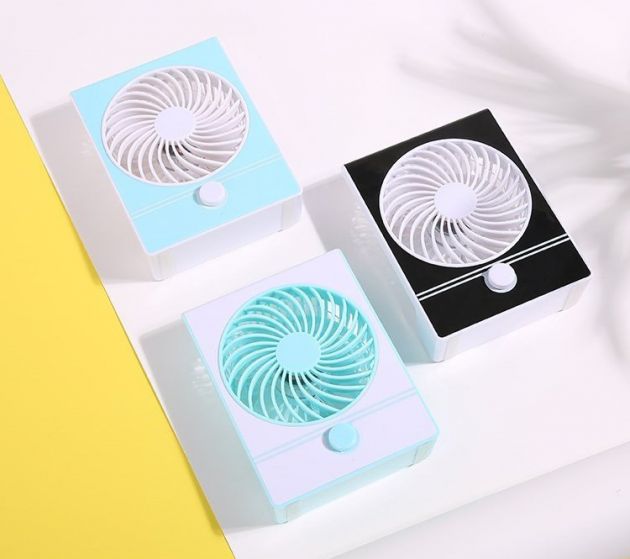 Mini Φορητός Επαναφορτιζόμενος Ανεμιστήρας USB με Ροοστάτη