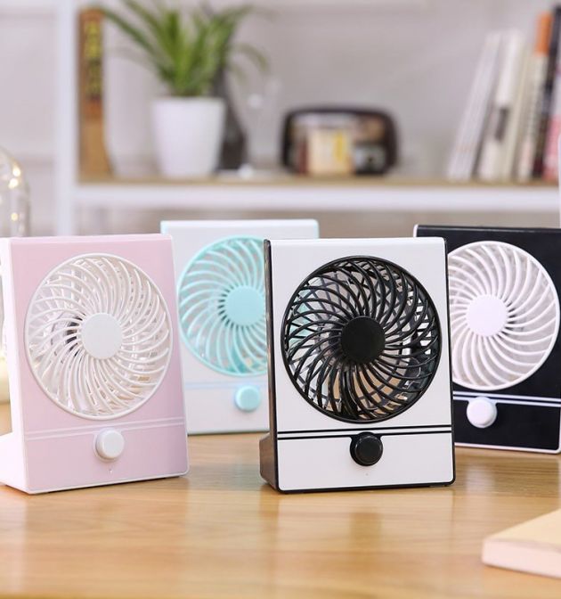 Mini Φορητός Επαναφορτιζόμενος Ανεμιστήρας USB με Ροοστάτη