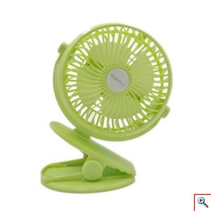 Ezra® Φορητός Μίνι Επαναφορτιζόμενος Ανεμιστήρας με Κλιπ USB