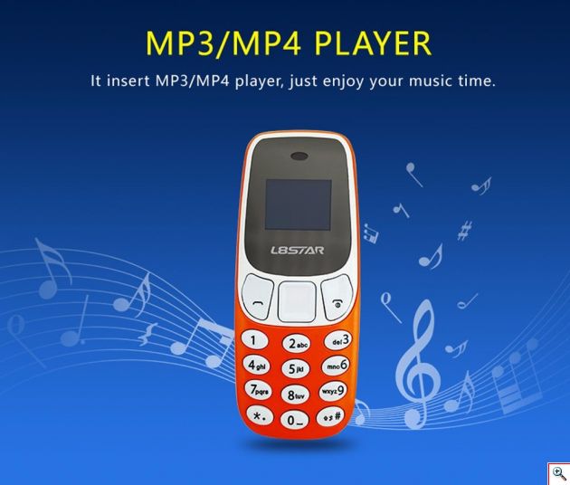 Ultra Mini Κινητό Τηλέφωνο SIM & Bluetooth Ακουστικό Handsfree - Mini CellPhone