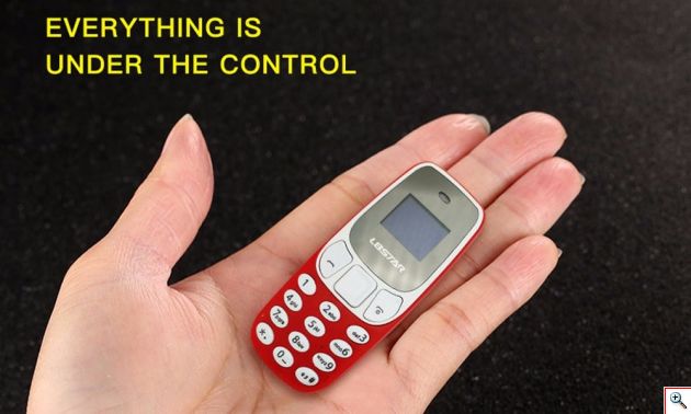 Ultra Mini Κινητό Τηλέφωνο SIM & Bluetooth Ακουστικό Handsfree - Mini CellPhone