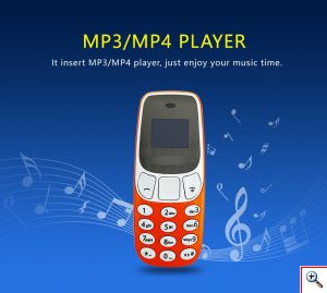 EZRA GMS Mini Κινητό Τηλέφωνο Smartphone με 2 SIM Card / BT CALL MC01 (Black / Gold / Red)