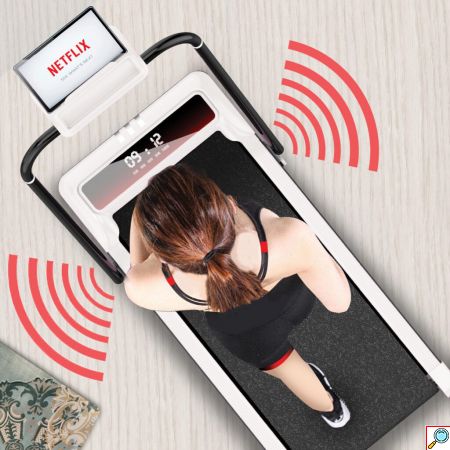 MiniTRED 3.0 Αθόρυβος Φορητός Ηλεκτρικός Διάδρομος Γυμναστικής με Τηλεχειριστήριο, Bluetooth Ηχείο, Προγράμματα Άσκησης, Ταχύτητα έως 10χλμ 100kg