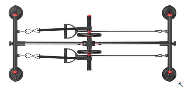 Όργανο Γυμναστικής Αντίστασης με Λάστιχα για Κοιλιακούς - Κωπηλατική - Ενδυνάμωση & Αύξηση Αντοχής - Multi-Function Strength Training Equipment