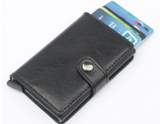 Πορτοφόλι Με Προστασία Υποκλοπής RFID & Μηχανισμό - Anti-thief Wallet 