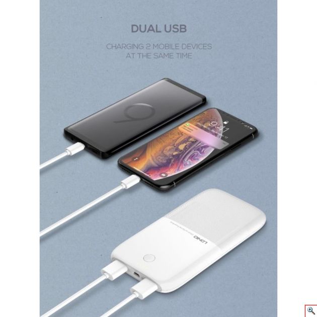 Power Bank Φορητό 10000 mAh Dual USB ADVIRE LDNIO PR1009