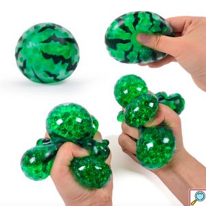 Fidget Ζουληχτό Μπαλάκι Αντιστρές - Σχέδιο Καρπούζι 