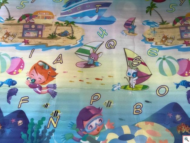 Παιδικό Μαλακό Ισοθερμικό Χαλάκι/Ταπέτο Δραστηριοτήτων Διπλής Όψης Playmat 1,80x1,00μ 