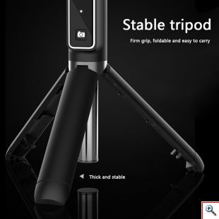 Ασύρματο 360ᵒ Bluetooth Πτυσσόμενο Μπαστούνι Κινητού 67cm & Τρίποδο για Selfie Φωτογραφίες με Χειριστήριο - Wireless Mini Tripod Selfie Stick