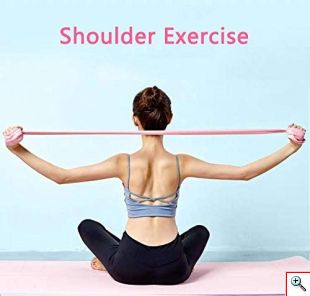 Σετ Λάστιχα - Ελαστικός Ιμάντας Αντίστασης για Εκγύμναση Σώματος & Ασκήσεις Γιόγκα - Πιλάτες 4τμχ - YOGA Tension Resistance Band