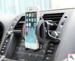 Βάση Στήριξης Κινητών & Smartphones Αεραγωγού Αυτοκινήτου Σταθερής Τοποθέτησης