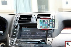 Βάση Στήριξης Κινητών & Smartphones Αεραγωγού Αυτοκινήτου Σταθερής Τοποθέτησης