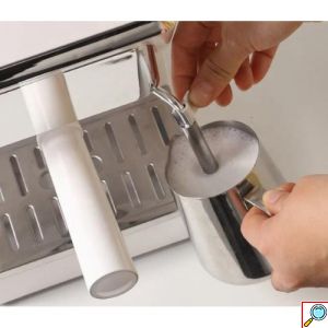 Hoomei Μηχανή Espresso 1050W Πίεσης 15 Bar Λευκή